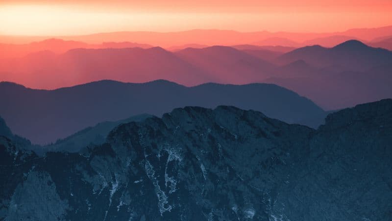 Mountain range Scenery Wallpaper