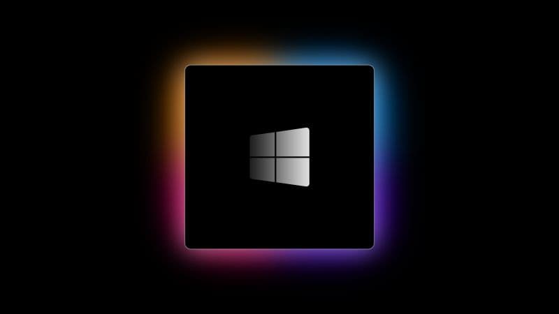 Windows logo M1 Chip Wallpaper