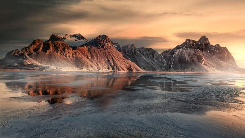 Vestrahorn Sunrise Wallpaper