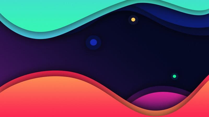 Abstract Waves Gradient background Wallpaper