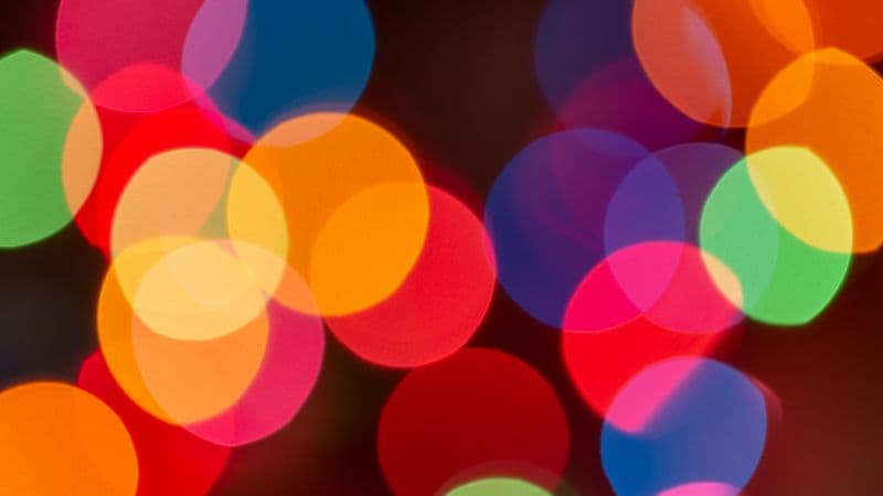Lights Bokeh Blur background Wallpaper