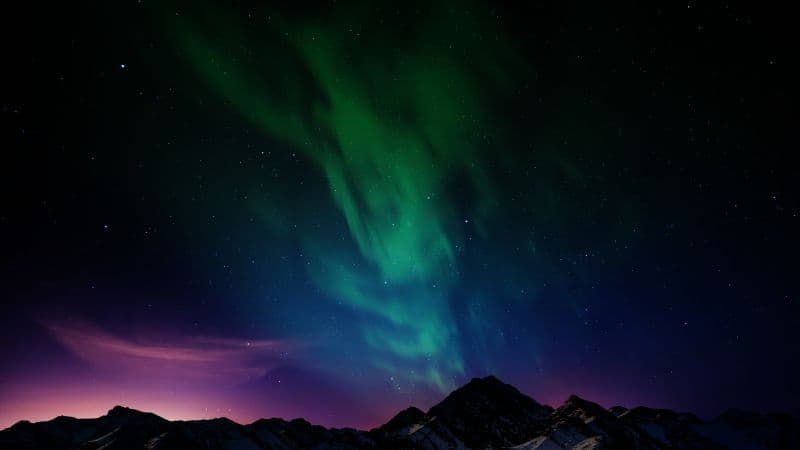 Aurora Borealis Scenic Wallpaper