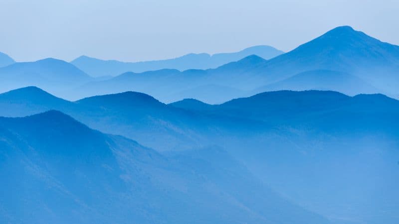 Blue mountains Foggy Wallpaper