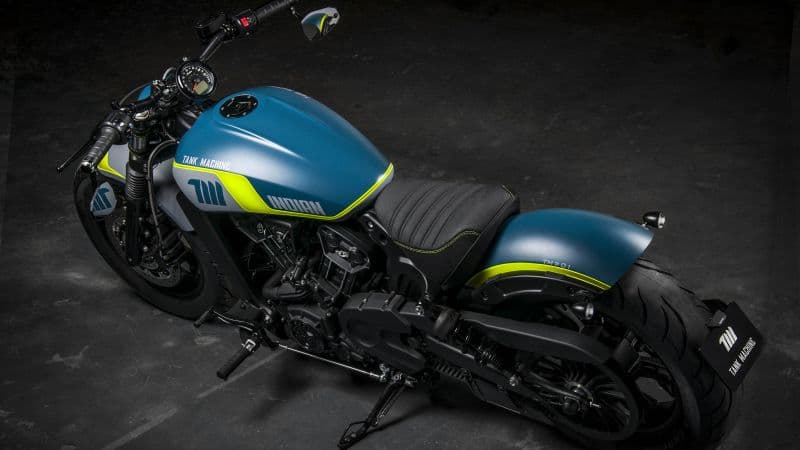 Indian Scout Bobber Sixty Neon Wallpaper