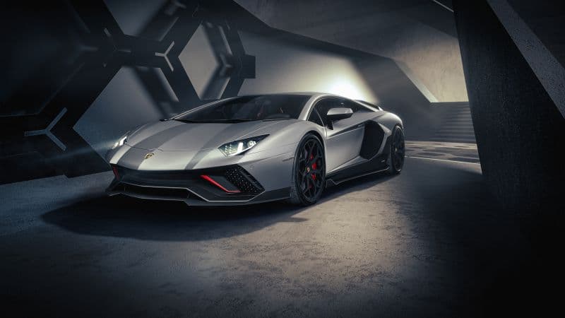 Lamborghini Aventador LP 780-4 Ultimae Dark aesthetic Wallpaper