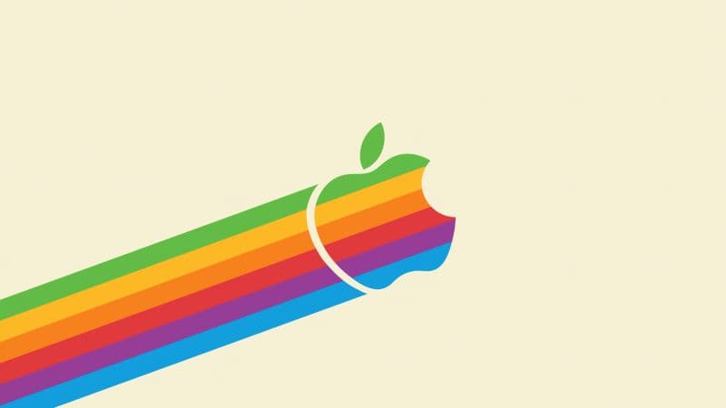 Apple logo Minimalist Wallpaper