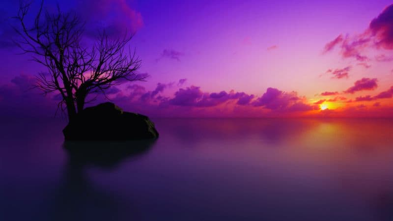 Maldives Sunset Wallpaper