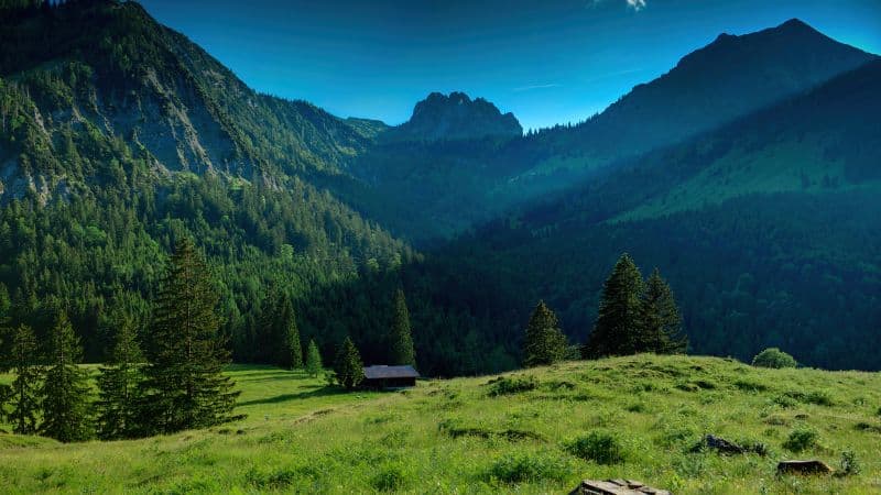 Bavarian Alps Mountains Wallpaper