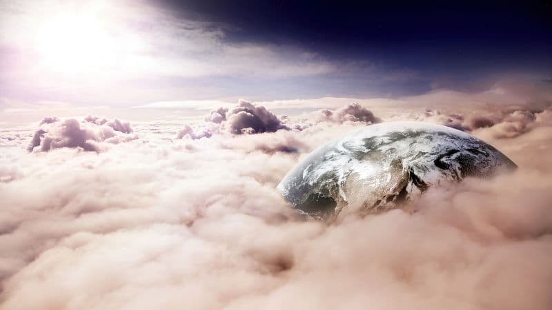 Earth Clouds Wallpaper