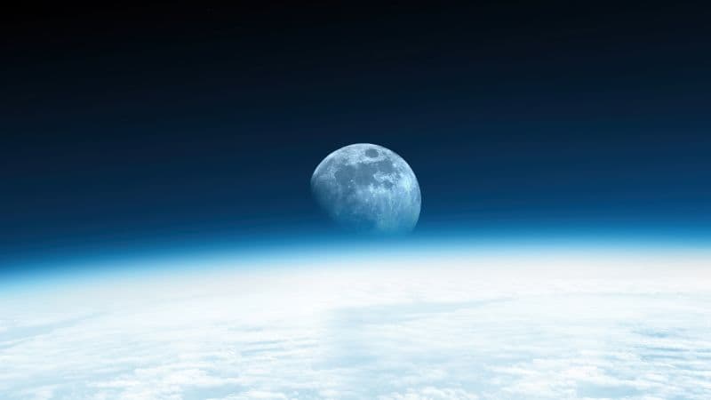 Moon Horizon Wallpaper