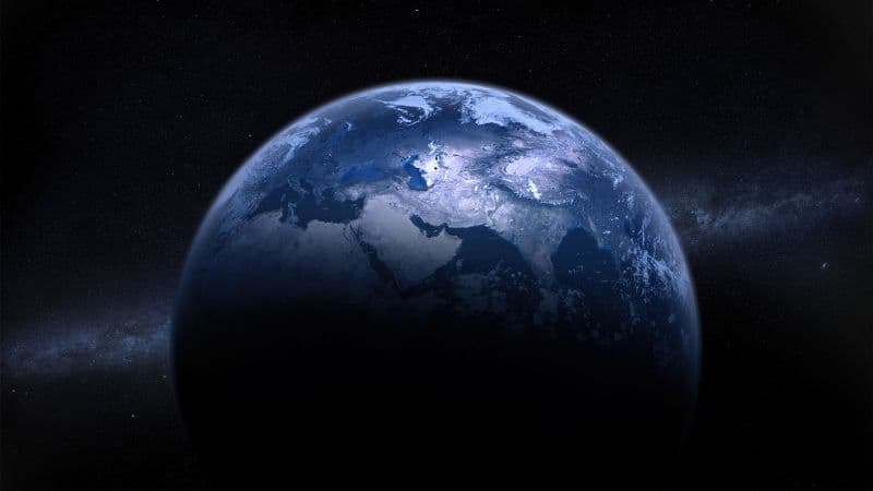 Earth Milky Way Wallpaper