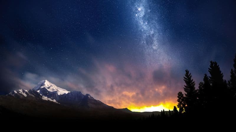 Swiss Alps HDR Wallpaper