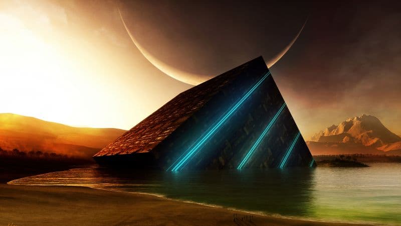 Cube Beach Wallpaper