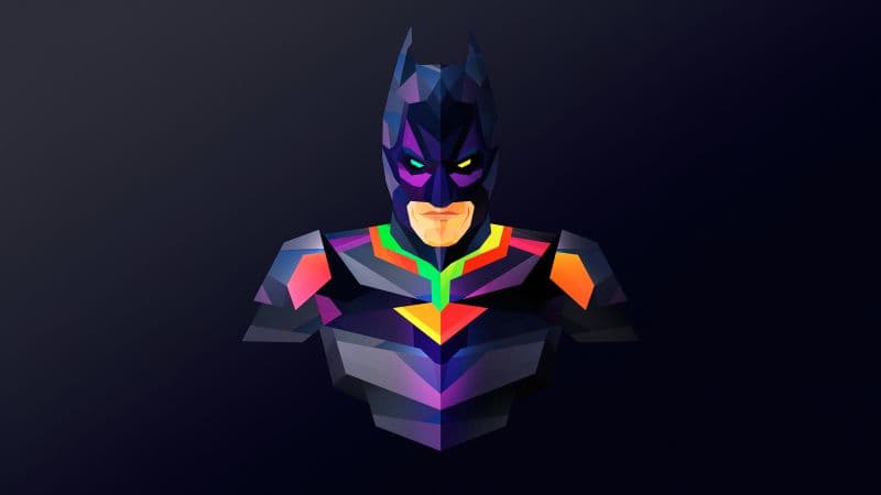 Batman Low poly Wallpaper