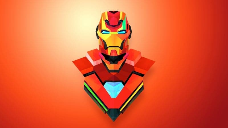 Iron Man Illustration Wallpaper