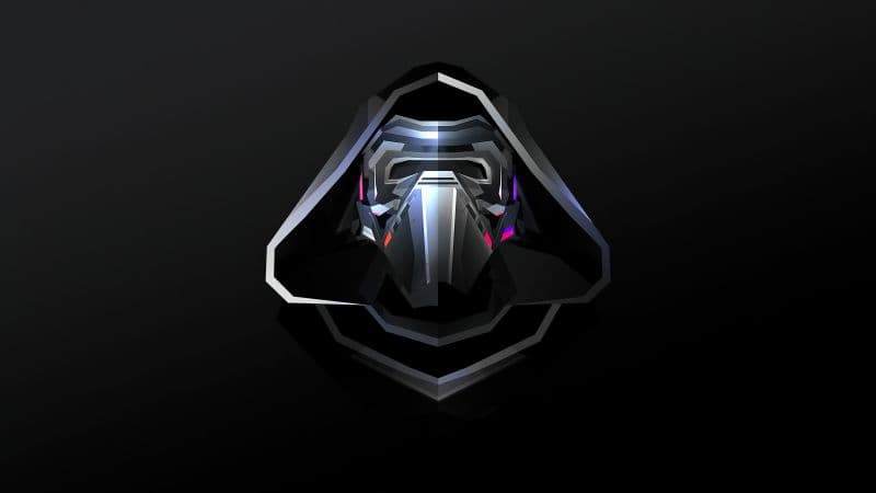 Kylo Ren Minimal art Wallpaper