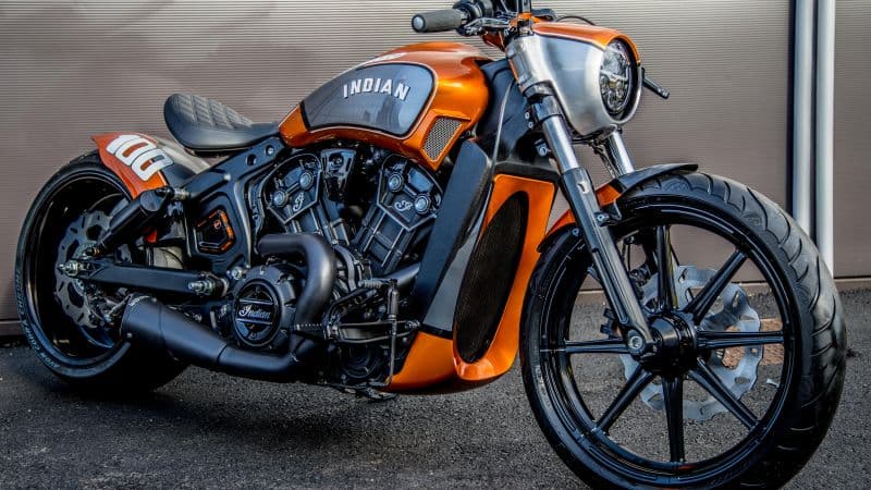 Indian Motorcycle Metz Scout Bibber Hundred Wallpaper
