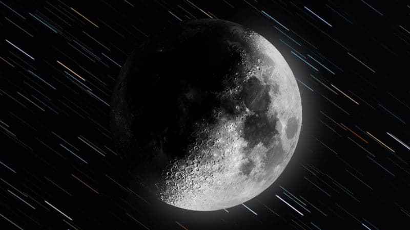 Moon Monochrome Wallpaper
