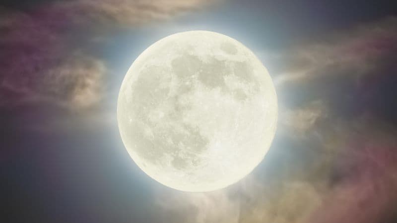Super Pink Moon Full moon Wallpaper