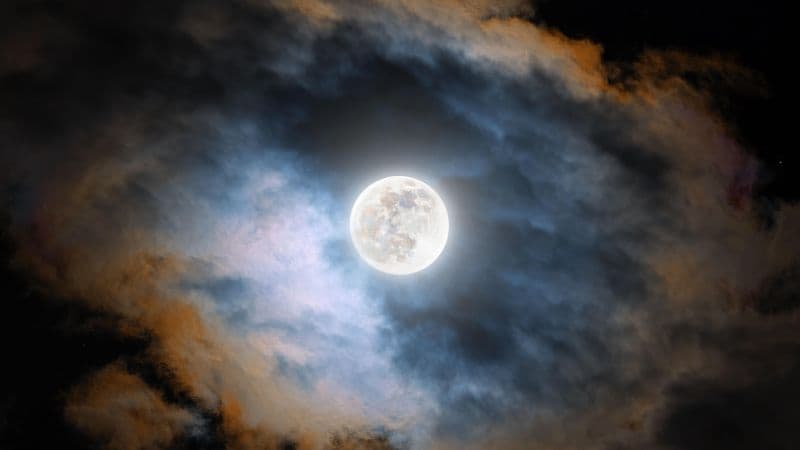 Cold Moon Night Wallpaper