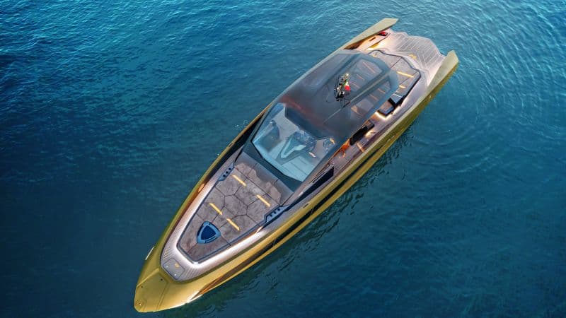 Tecnomar for Lamborghini 63 Luxury yacht Wallpaper