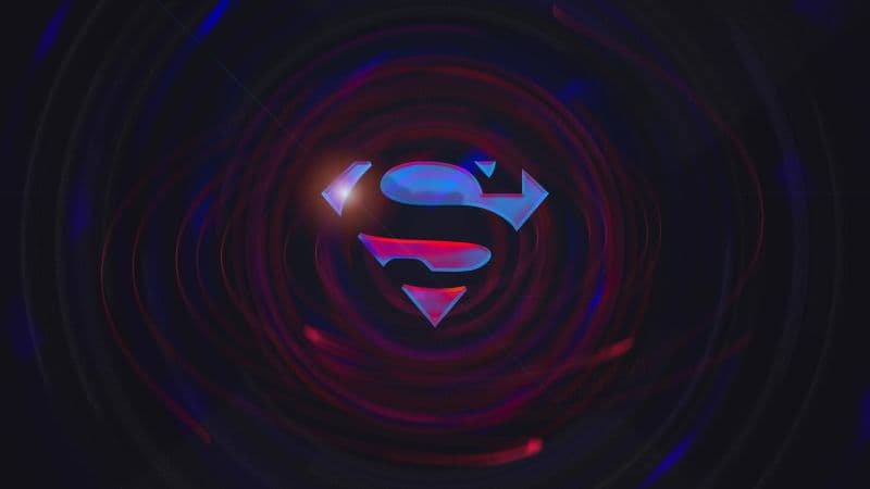 Superman Dark background Wallpaper