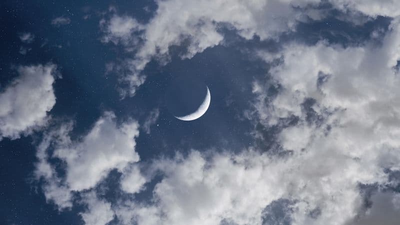 Crescent Moon Half moon Wallpaper
