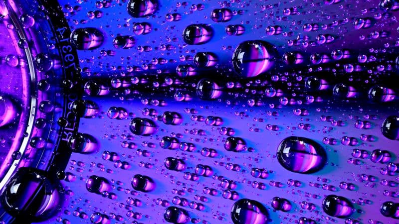 Water droplets Macro Wallpaper