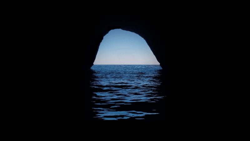 Cave Silhouette Wallpaper