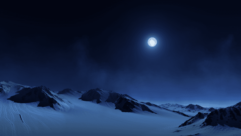 Full moon Night sky Wallpaper