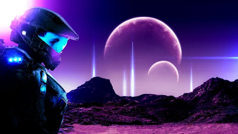 Planets Halo Wallpaper