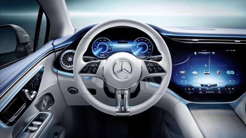 Mercedes-Benz EQE 350 AMG Line Interior Wallpaper