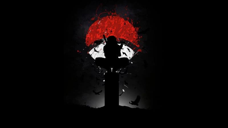 Itachi Uchiha AMOLED Wallpaper