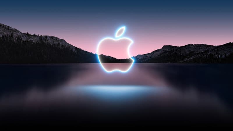 Apple logo Glowing Wallpaper