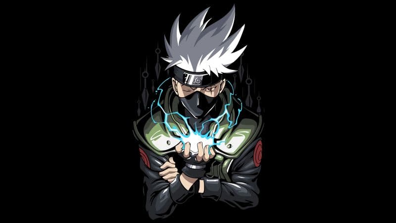 Kakashi Hatake AMOLED Wallpaper