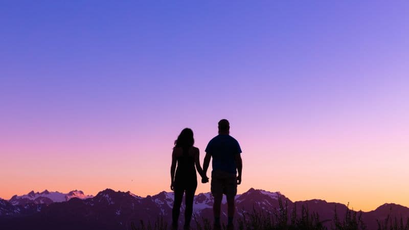 Couple Outdoor Wallpaper