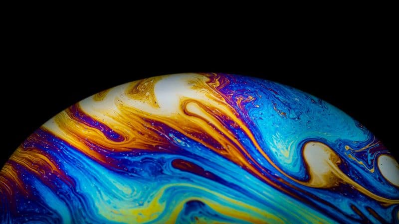 Soap Bubble Planet Wallpaper