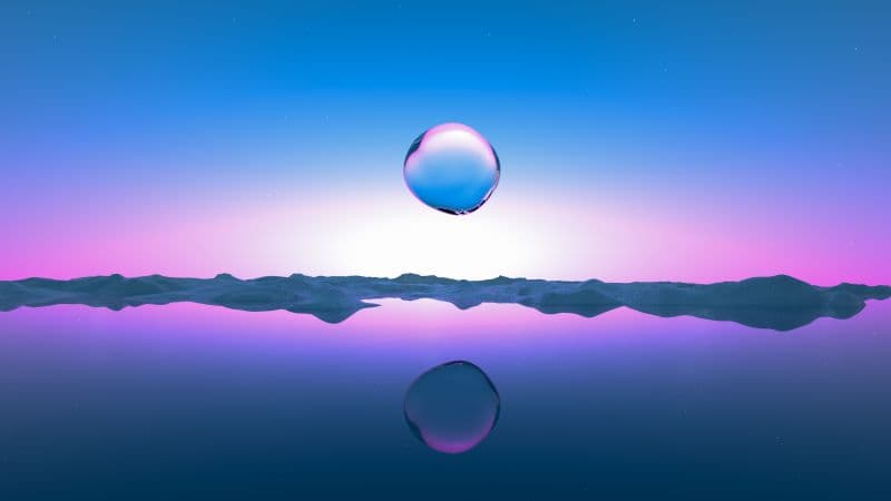 Droplet Transparent Wallpaper