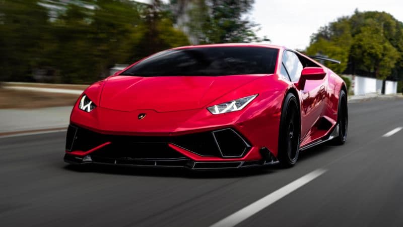 Lamborghini Huracan Red cars Wallpaper