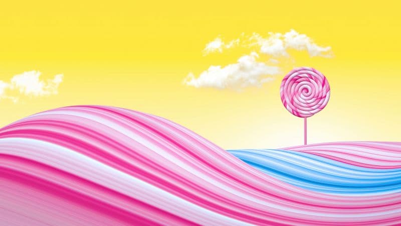 Lollipop Pink Wallpaper