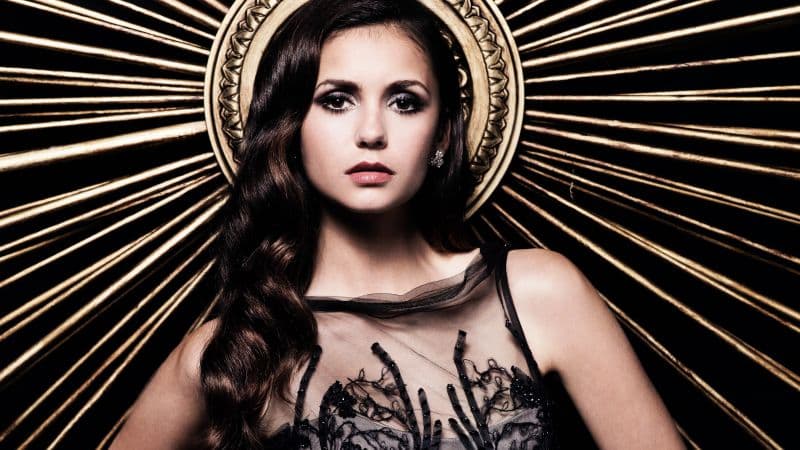 Nina Dobrev iPhone Wallpaper