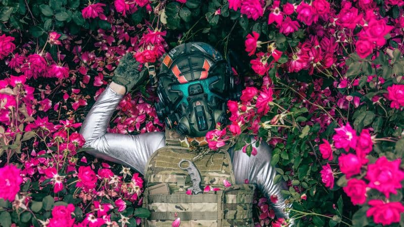 Suit Mask Wallpaper
