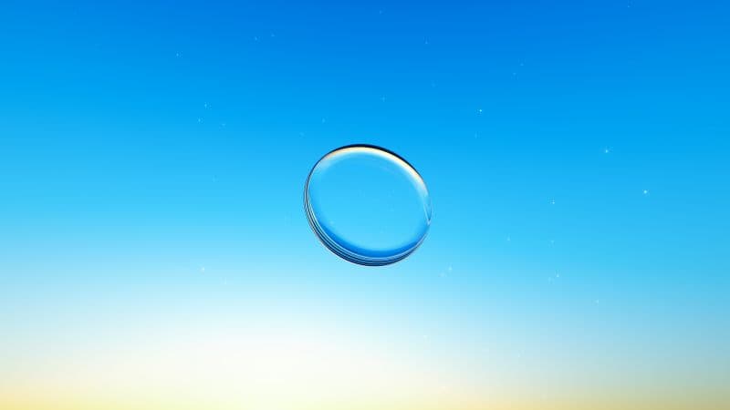 Droplet Glass Wallpaper