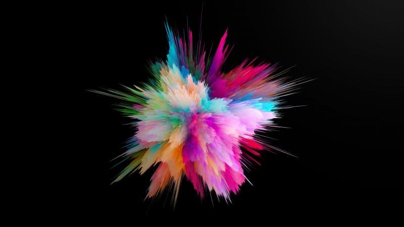 Color burst CGI Wallpaper