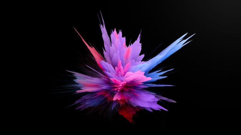 Color burst Colorful Wallpaper