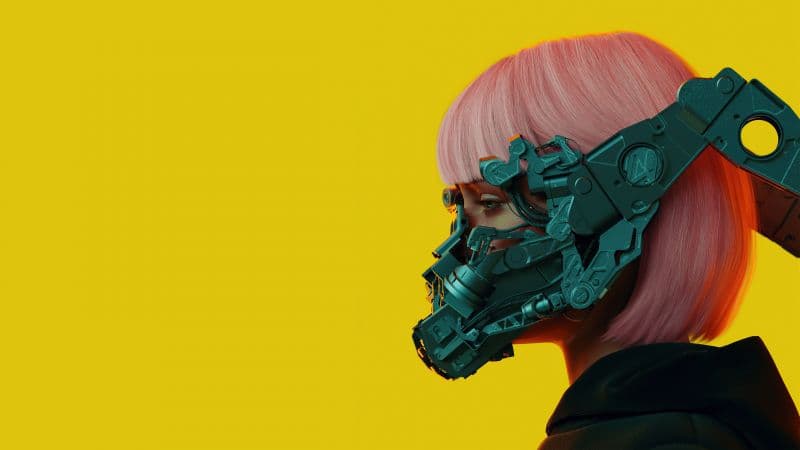 Mecha Girl Cyberpunk girl Wallpaper