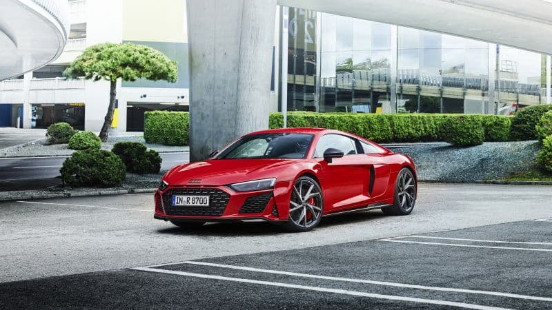 Audi R8 V10 performance RWD 2021 Wallpaper