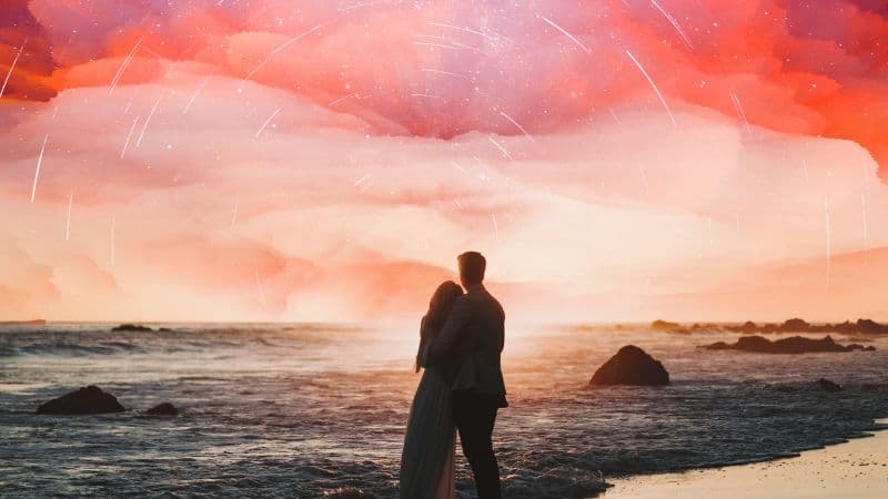 Couple Beach Wallpaper