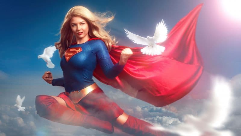 Supergirl Marvel Superheroes Wallpaper