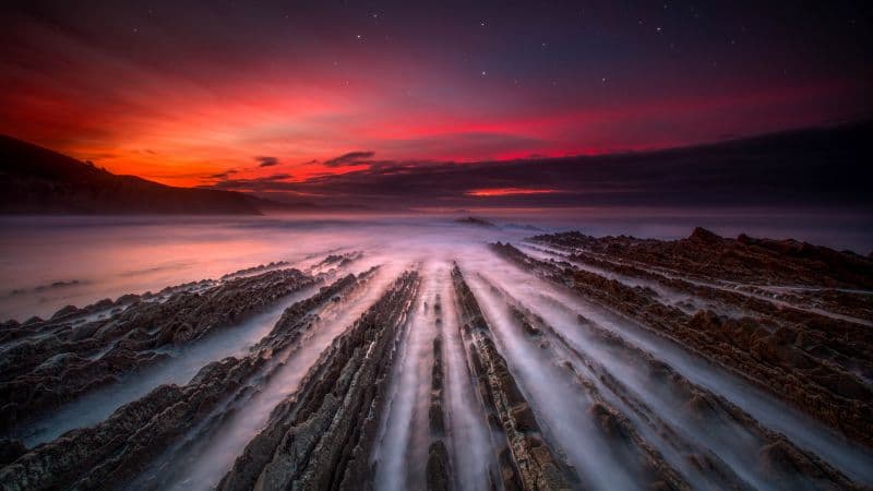 Flysch Formation Zumaia Wallpaper